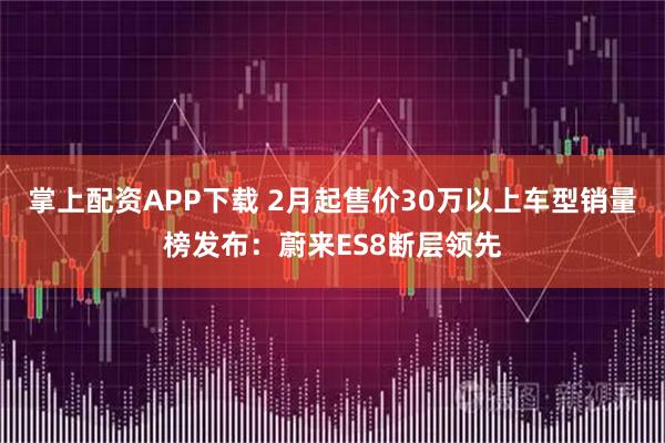 掌上配资APP下载 2月起售价30万以上车型销量榜发布：蔚来ES8断层领先