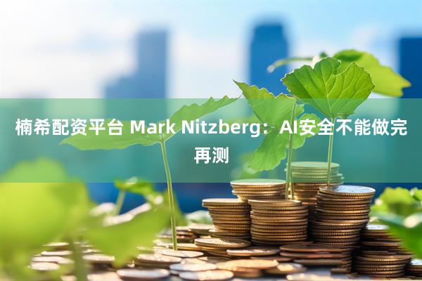楠希配资平台 Mark Nitzberg：AI安全不能做完再测